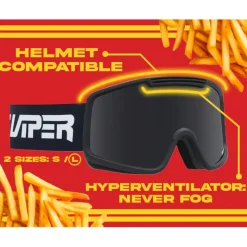 Pit Viper The French Fry Goggle - Small - Miami Nights / Pink