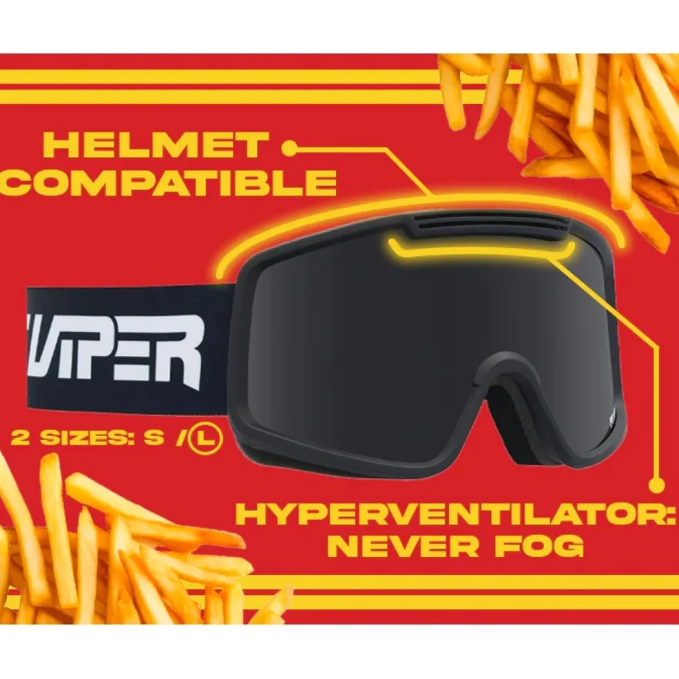 Pit Viper The French Fry Goggle - Small - Miami Nights / Pink