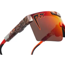 Pit Viper The Original 2.0 Bril - Wide - Actual Bush / HDPV Polarized Red
