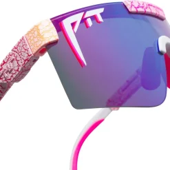 Pit Viper The Original 2.0 Bril - Wide - Aftershock / HDPV Polarized Blue Purple