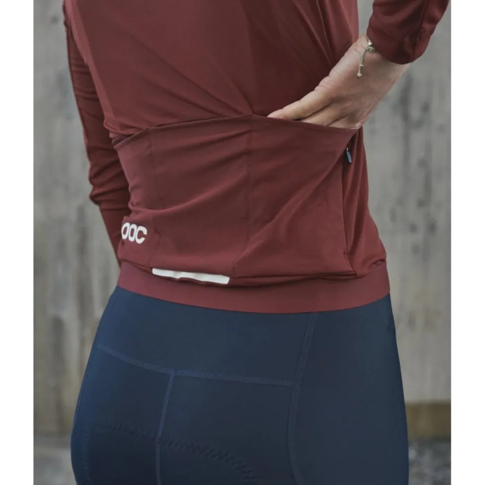 POC Ambient Thermal Fietsshirt Dames - 1133 Garnet Red