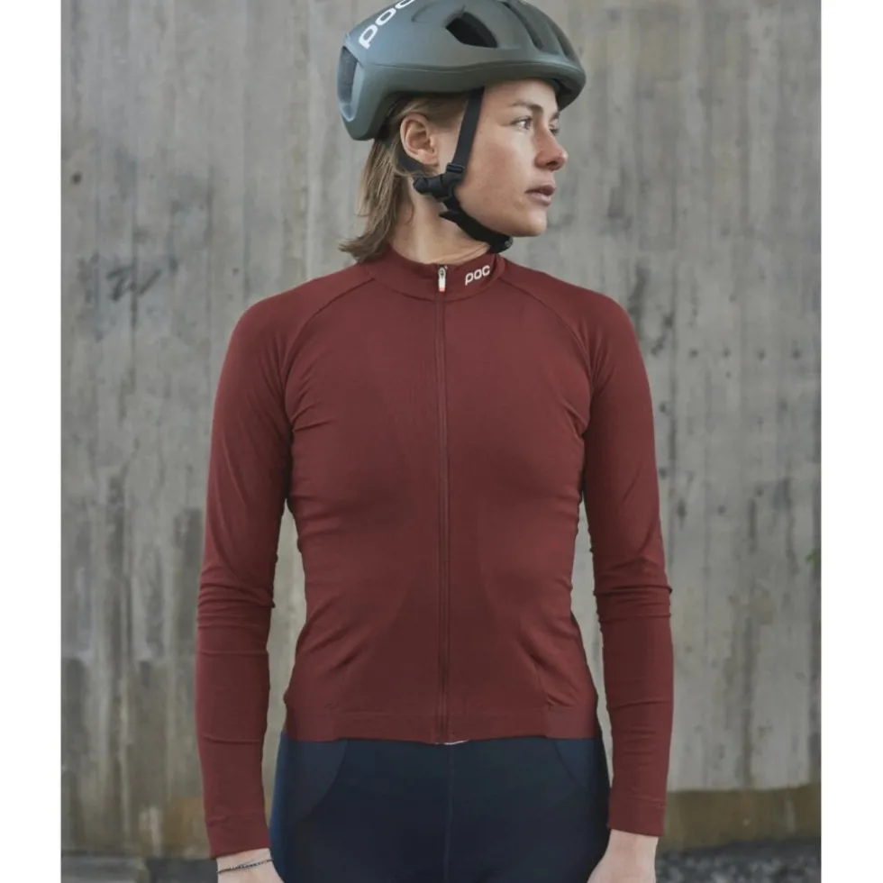 POC Ambient Thermal Fietsshirt Dames - 1133 Garnet Red