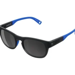 POC Evolve Bril Kinderen - Uranium Black Trans/Fluo Blue - Clarity Pocito/Sunny Grey