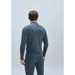POC Merino Mock Neck Hemd met Lange Mouwen Heren - 1043 Sylvanite Grey