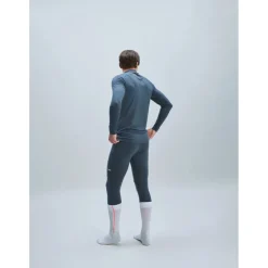 POC Merino Mock Neck Hemd met Lange Mouwen Heren - 1043 Sylvanite Grey