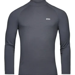 POC Merino Mock Neck Hemd met Lange Mouwen Heren - 1043 Sylvanite Grey