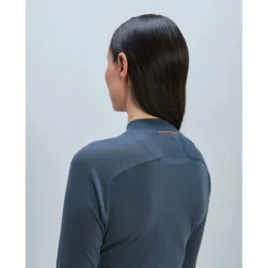 POC Merino Mock Neck Hemd met Lange Mouwen Dames - 1043 Sylvanite Grey