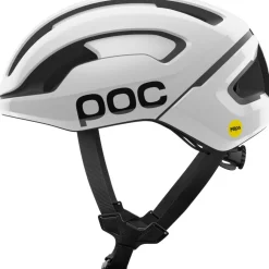 POC Omne Air MIPS Helm - 8878 Hydrogen White/Uranium Black Matt with Logo