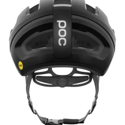 POC Omne Air MIPS Helm - 8879 Uranium Black Matt/Hydrogen White with Logo