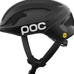 POC Omne Air MIPS Helm - 8879 Uranium Black Matt/Hydrogen White with Logo
