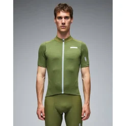 Q36.5 Adventure Tech Merino Korte mouw shirt heren - drab green