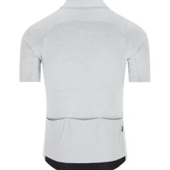 Q36.5 Adventure Tech Merino Korte mouw shirt heren - ice grey