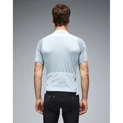 Q36.5 Adventure Tech Merino Korte mouw shirt heren - ice grey