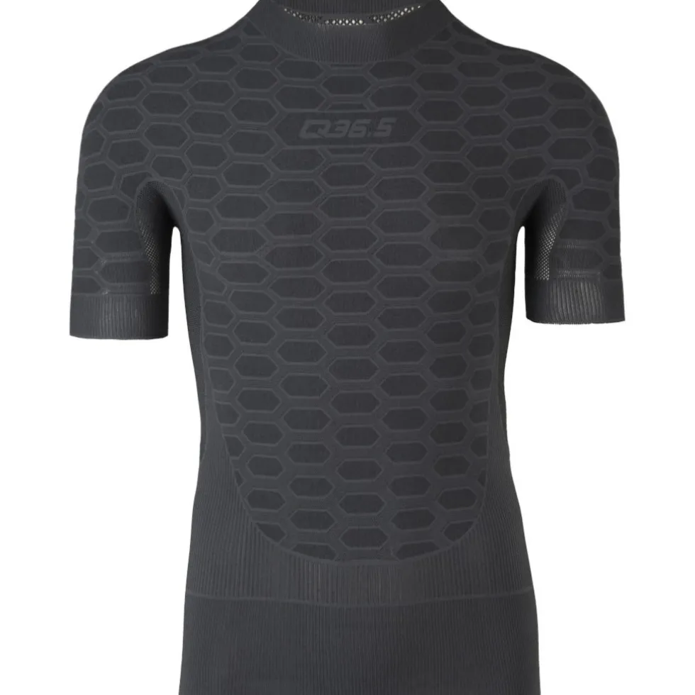 Q36.5 Base Layer 2 Hemd met Korte Mouwen Heren - anthracite