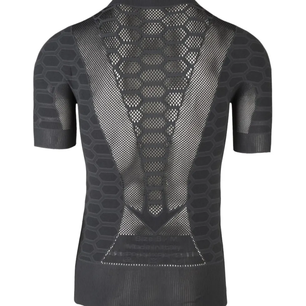 Q36.5 Base Layer 2 Hemd met Korte Mouwen Heren - anthracite