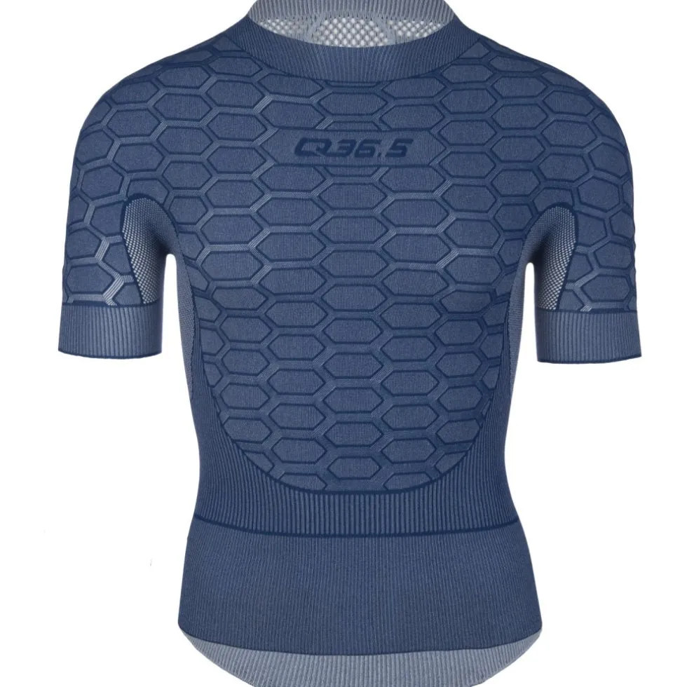 Q36.5 Base Layer 2 Hemd met Korte Mouwen Heren - navy