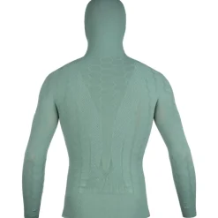 Q36.5 Base Layer 5 Plus Hemd met Lange Mouwen met Capuchon Heren - olive green