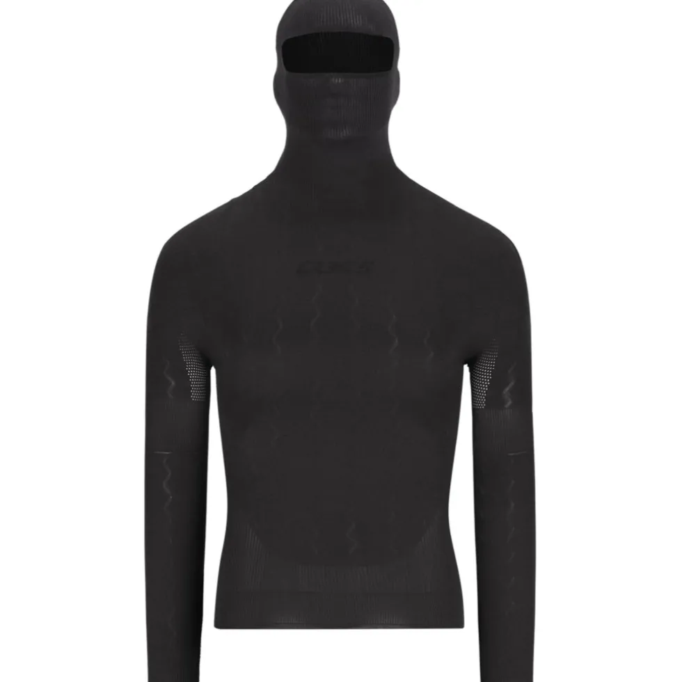 Q36.5 Base Layer 5 Plus Hemd met Lange Mouwen met Capuchon Heren - zwart