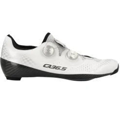 Q36.5 UNIQUE PRO 4.0 racefietsschoenen + SRM X-POWER DIRECT racefietspedalen + Cleats - white check | Cleats 0° / 1.2° / 3°