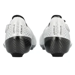 Q36.5 UNIQUE PRO 4.0 racefietsschoenen + SRM X-POWER DIRECT racefietspedalen + Cleats - white check | Cleats 0° / 1.2° / 3°