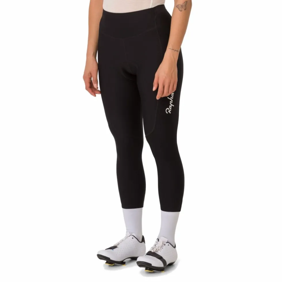 Rapha 3/4 Leggings Dames - zwart/wit