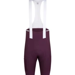 Rapha Brevet E. Cargo Fietsshort met Bretels Heren - plum/white