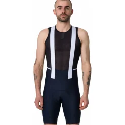Rapha Brevet E. Cargo Fietsshort met Bretels Heren - dark navy/white