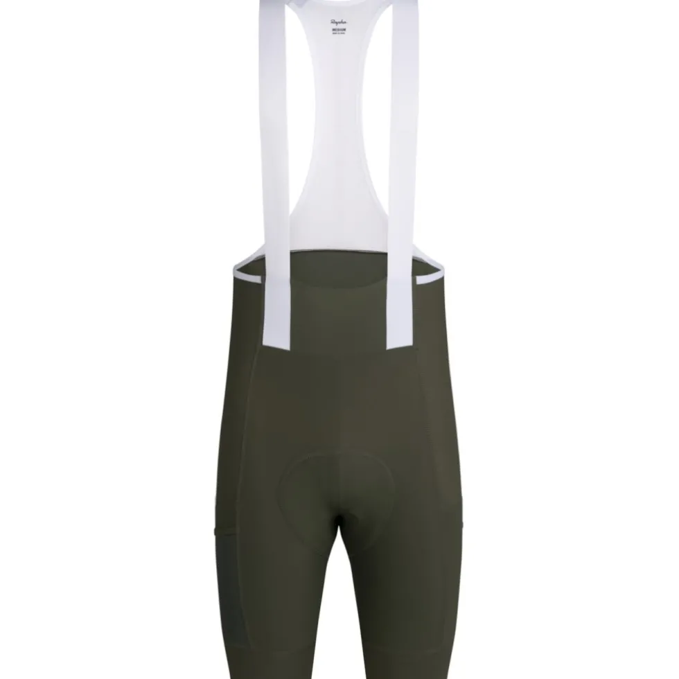 Rapha Brevet E. Cargo Fietsshort met Bretels Heren - dark green/white