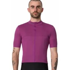 Rapha Brevet E. Fietsshirt met Korte Mouwen Heren - amethyst/sky captain
