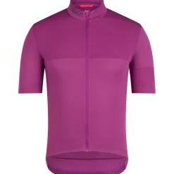 Rapha Brevet E. Fietsshirt met Korte Mouwen Heren - amethyst/sky captain