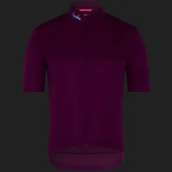 Rapha Brevet E. Fietsshirt met Korte Mouwen Heren - amethyst/sky captain