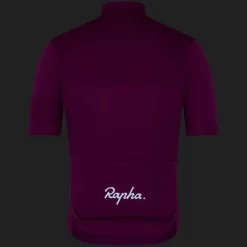 Rapha Brevet E. Fietsshirt met Korte Mouwen Heren - amethyst/sky captain