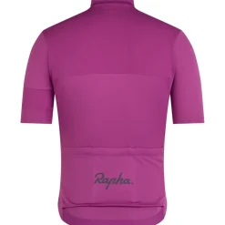 Rapha Brevet E. Fietsshirt met Korte Mouwen Heren - amethyst/sky captain