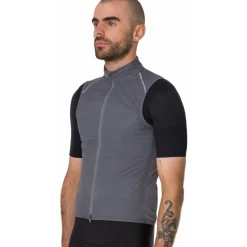 Rapha Brevet E. Vest Heren - grijs/wit