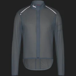 Rapha Brevet E. Windbreaker Heren - arctic ice/silver reflective