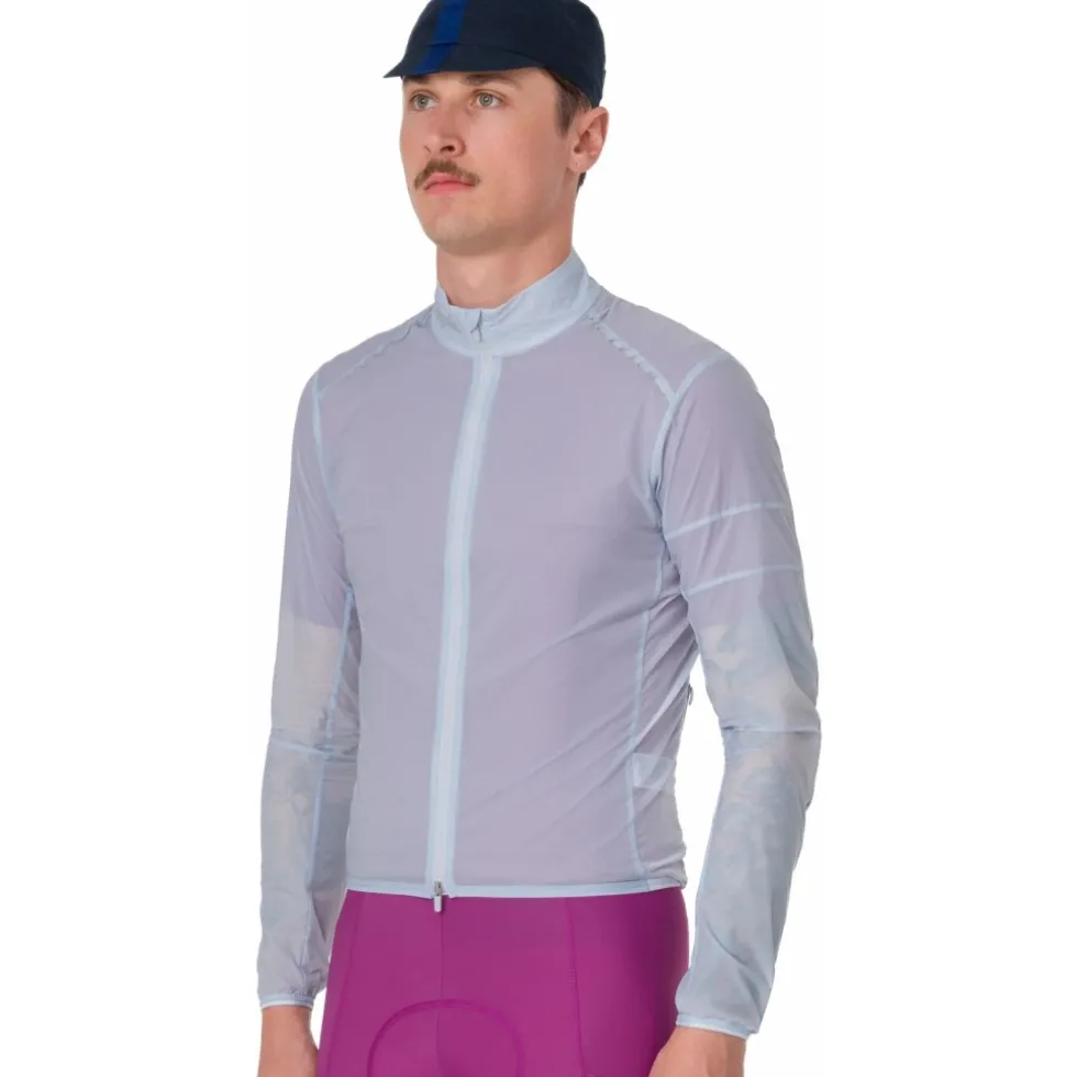 Rapha Brevet E. Windbreaker Heren - arctic ice/silver reflective