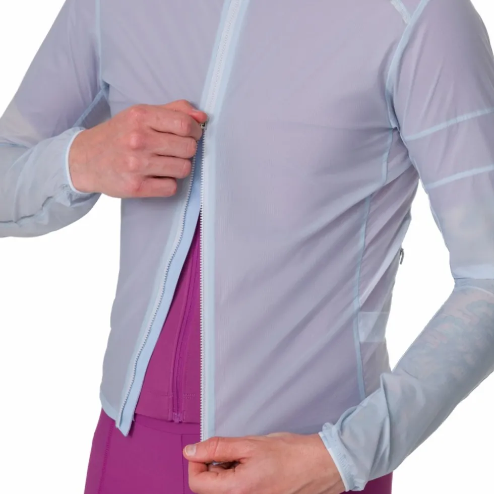 Rapha Brevet E. Windbreaker Heren - arctic ice/silver reflective