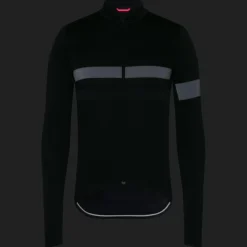 Rapha Brevet Fietsshirt met Lange Mouwen Heren - zwart/zwart
