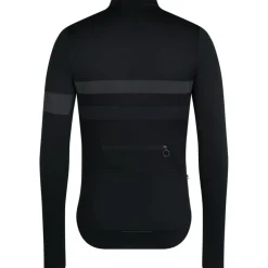 Rapha Brevet Fietsshirt met Lange Mouwen Heren - zwart/zwart