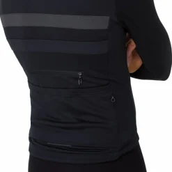 Rapha Brevet Fietsshirt met Lange Mouwen Heren - zwart/zwart