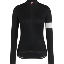Rapha Classic Fietsshirt met Lange Mouwen Dames - zwart/wit