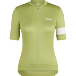 Rapha Core Fietsshirt met Korte Mouwen Dames - fern/white