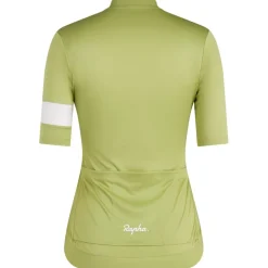 Rapha Core Fietsshirt met Korte Mouwen Dames - fern/white