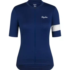 Rapha Core Fietsshirt met Korte Mouwen Dames - blue/white stripe