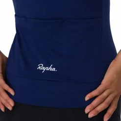 Rapha Core Fietsshirt met Korte Mouwen Dames - blue/white stripe