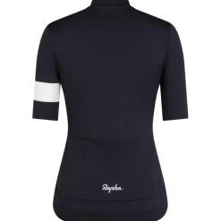 Rapha Core Fietsshirt met Korte Mouwen Dames - zwart/wit