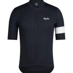 Rapha Core Lightweight Fietsshirt met Korte Mouwen Heren - zwart/wit