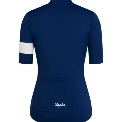 Rapha Core Lightweight Fietsshirt met Korte Mouwen Dames - navy/white