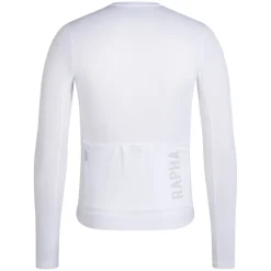 Rapha Pro Team Lightweight Fietsshirt met Lange Mouwen Heren - white/silver