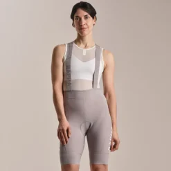 Rapha Pro Team Training Fietsshort met Bretels Dames - smoky silver/smoky silver